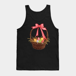 Easter Eggs in Basket Tank Top